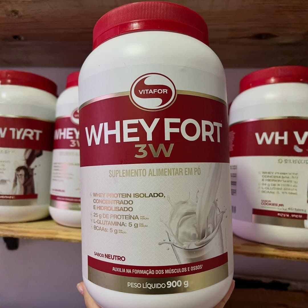 Vitafor Whey Fort 3W 900g Neutro