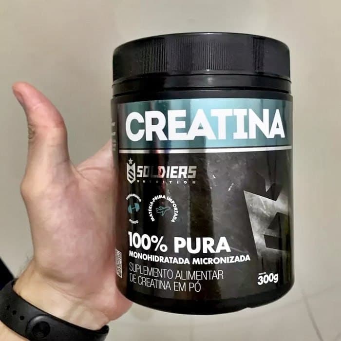 Creatina Monohidratada Soldiers Nutrition 300g 100% Pura