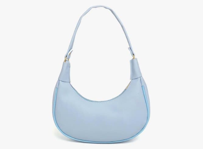 Bolsa Feminina Moderna Crescent Azul