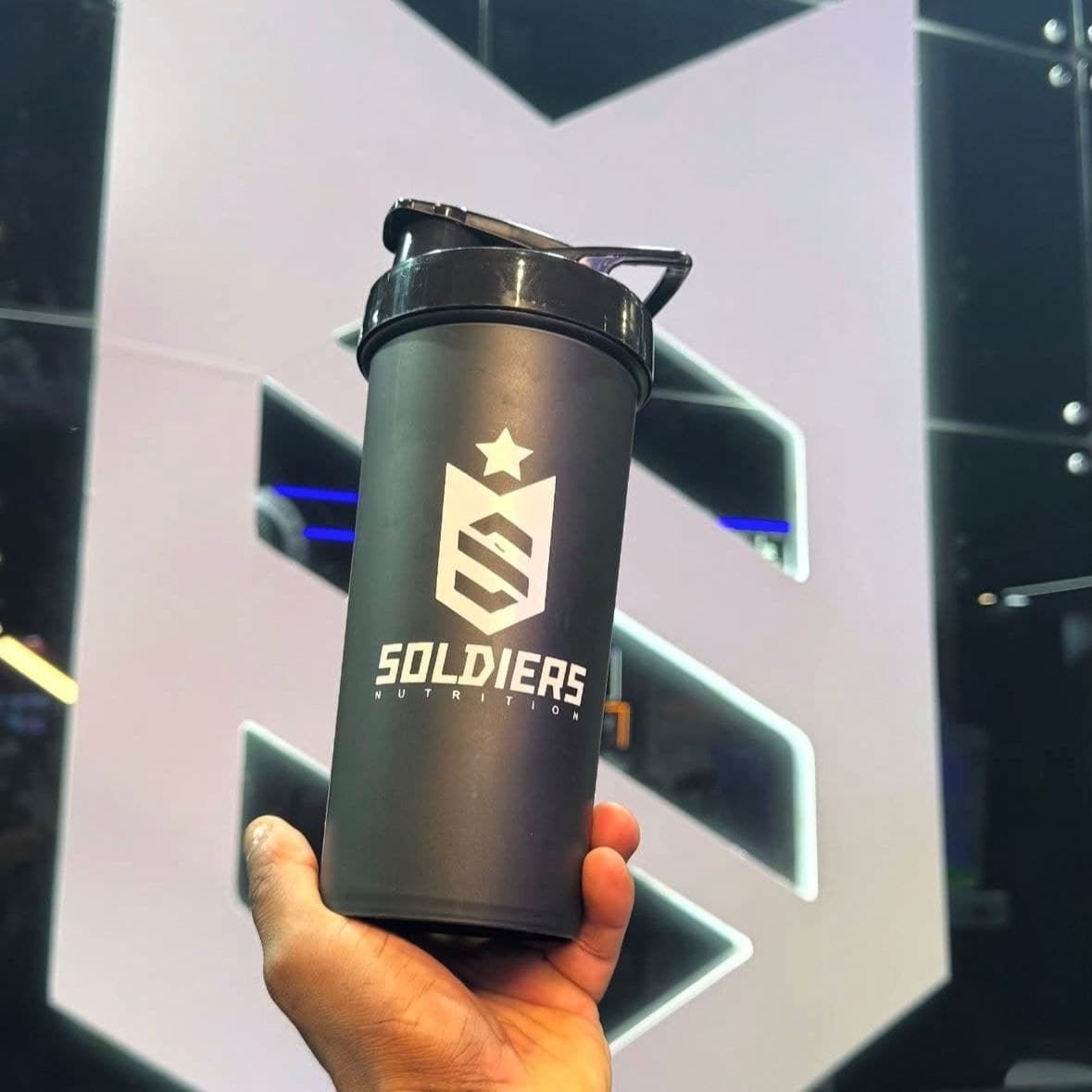 Coqueteleira Slim 600ml Soldiers Nutrition