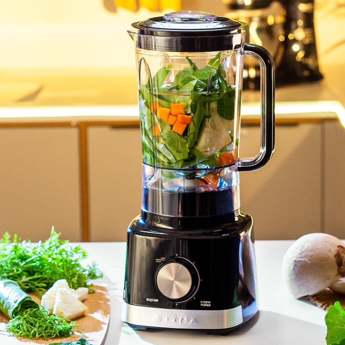 Liquidificador Britânia Pro Maxx 6 Pulsar 1150w BLQ1280P Cor Preto